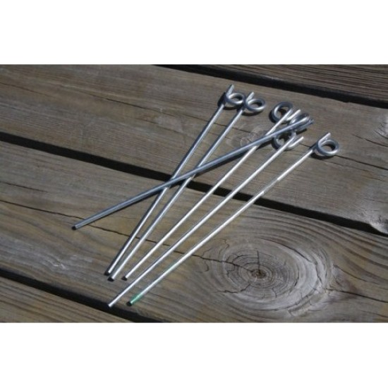 9" Stainles Steel Bownet Lureline Stakes